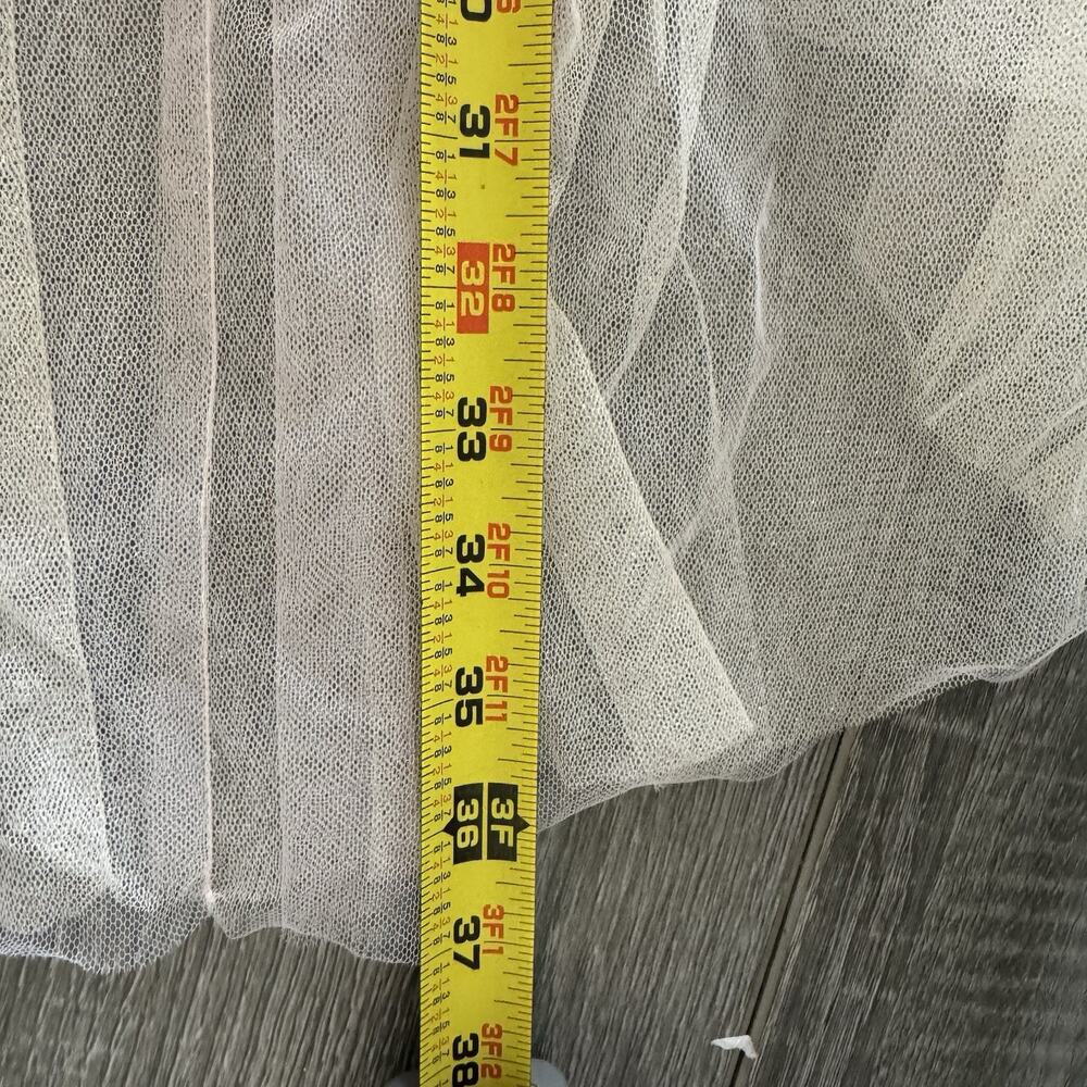 Rare Editions Girls High Low Tulle Dress Size 6 Blush Pink Floral Formal New - Picture 11 of 11